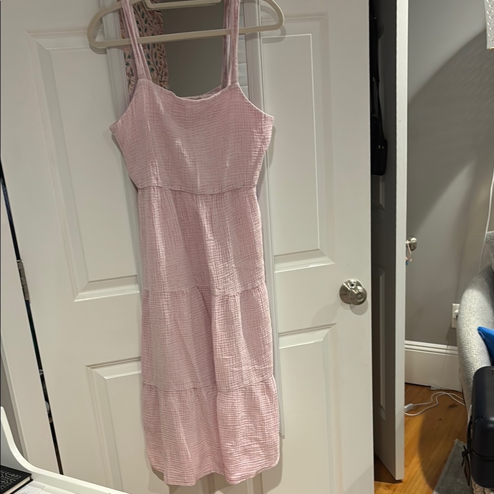 Z Supply Pink Spaghetti Strap Sundress Midi
